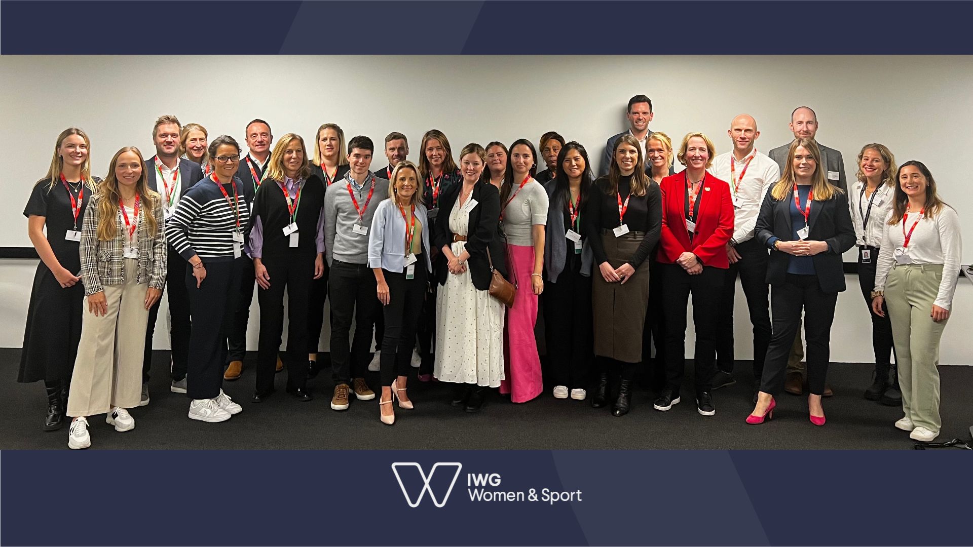 Group photograph of the current participants in the UK Department for Business and Trade's Women's Sports Investment Accelerator Programme